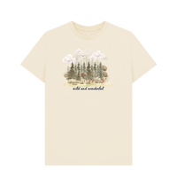 Natural Recycled Printed T-Shirt Front
