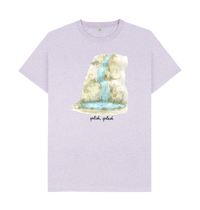 Light Purple Recycled Printed T-Shirt Front