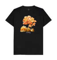 Black Recycled Printed T-Shirt Front