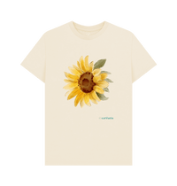 Natural Recycled Printed T-Shirt Front