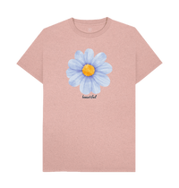 Sunset Pink Recycled Printed T-Shirt Front