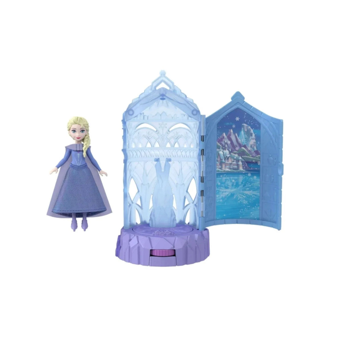 Disney Frozen Ice Castle Spin Surprise Pack Playset - Elsa Doll