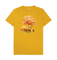 Sunflower Yellow Recycled Printed T-Shirt Front
