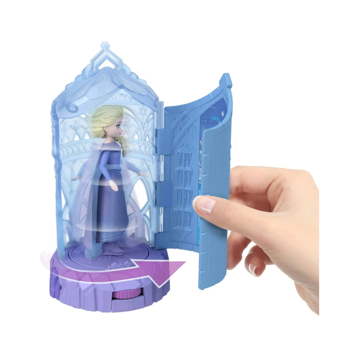 Disney Frozen Ice Castle Spin Surprise Pack Playset - Anna Doll