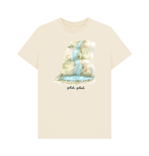 Natural Recycled Printed T-Shirt Front
