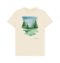Natural Recycled Printed T-Shirt Front