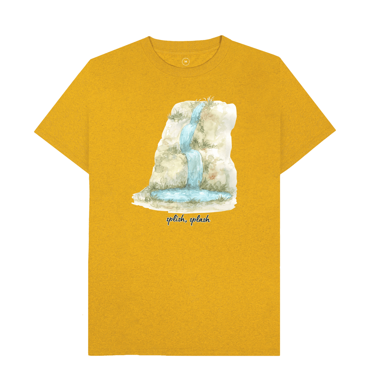 Sunflower Yellow Recycled Printed T-Shirt Front