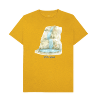 Sunflower Yellow Recycled Printed T-Shirt Front