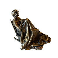 Betsy Ross Limited Edition Bronze Sculpture on a white background.