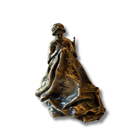 Betsy Ross Limited Edition Bronze Sculpture on a white background.