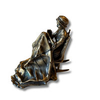 Betsy Ross Limited Edition Bronze Sculpture on a white background.