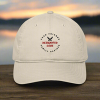 Organic Baseball Cap/Dad Hat, Uniquely Eartharia Collection, Designated Cook