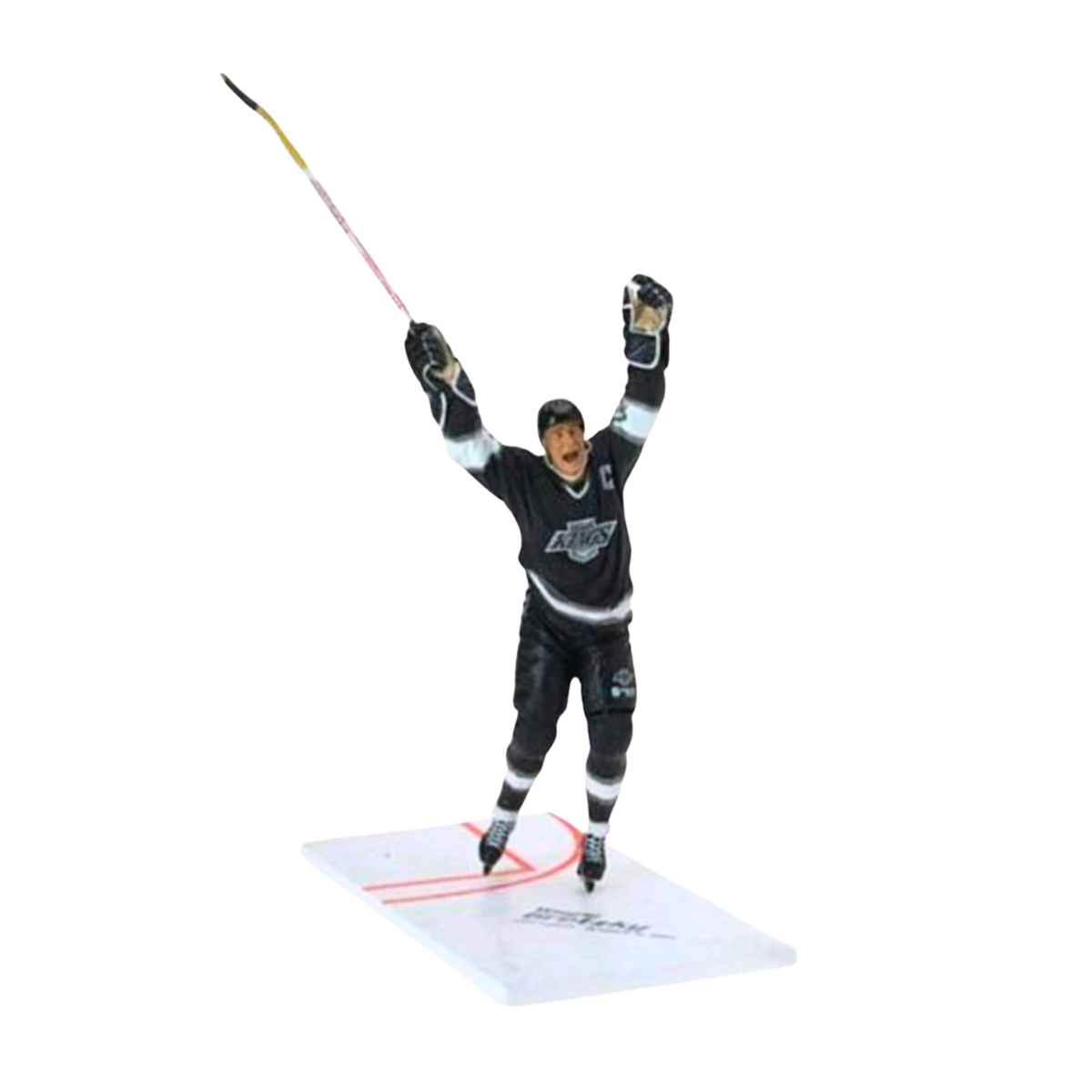 Wayne Gretzky, McFarlane Legends - Deluxe Action Figure - Wayne Gretzky, Los Angeles Kings, Center, No. 99, sculpted in the celebratory pose when he broke Gordie Howe's all-time scoring record on Oct. 15, 1989