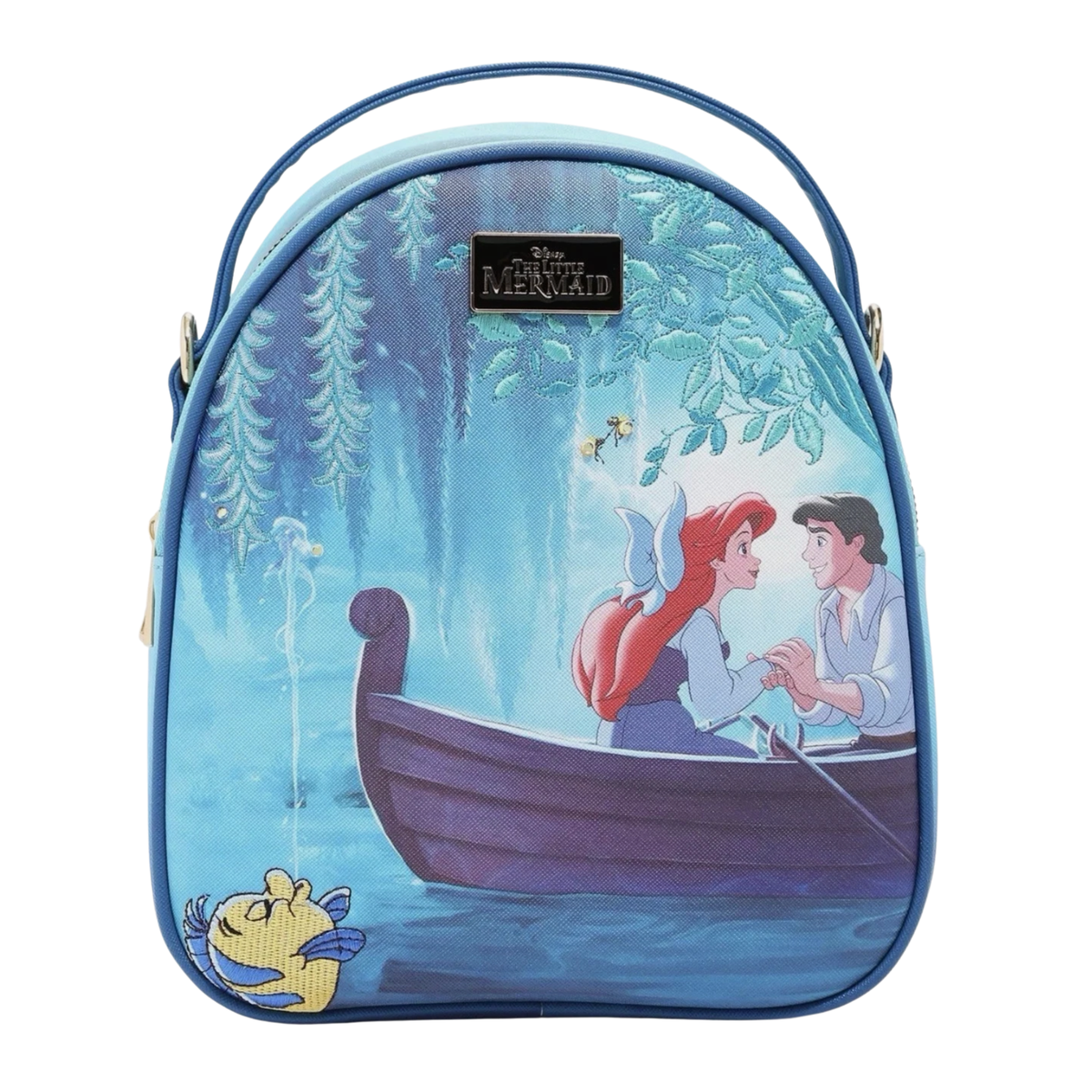 Disney's The Little Mermaid "Kiss The Girl" Ariel & Eric Movie Scene Light-Up Mini Backpack