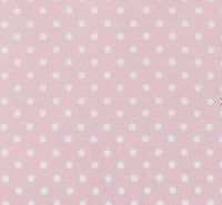 Loungefly x Disney Positively Minnie Collection Saddle Bag interior fabric - pink with white polka dots close up