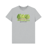 Grey Recycled Printed T-Shirt Front