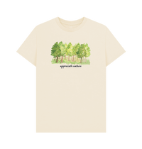 Natural Recycled Printed T-Shirt Front