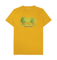 Sunflower Yellow Recycled Printed T-Shirt Front