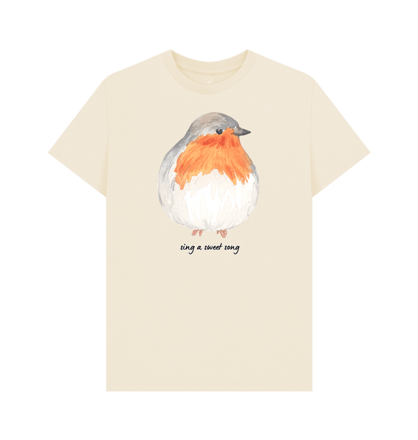 Natural Recycled Printed T-Shirt Front