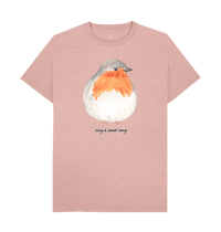 Sunset Pink Recycled Printed T-Shirt Front