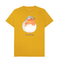 Sunflower Yellow Recycled Printed T-Shirt Front
