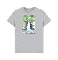 Grey Recycled Printed T-Shirt Front