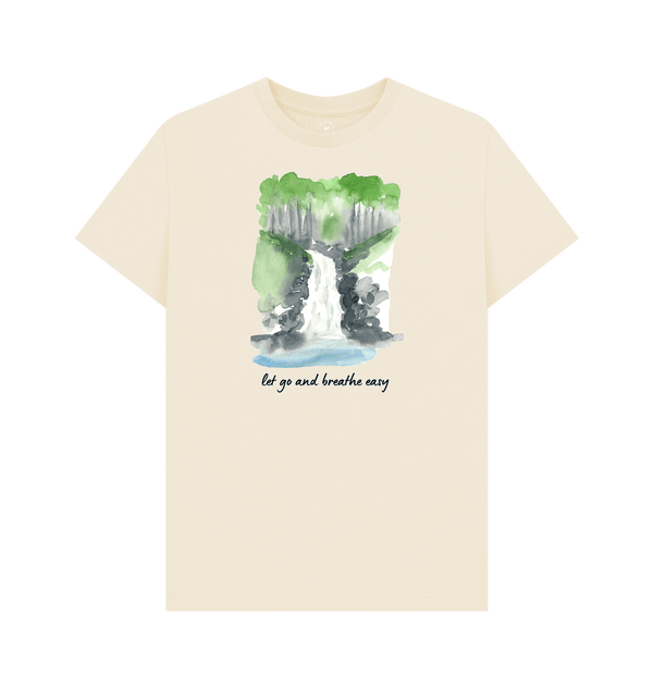 Natural Recycled Printed T-Shirt Front