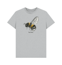 Grey Recycled Printed T-Shirt Front