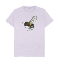 Light Purple Recycled Printed T-Shirt Front