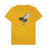 Sunflower Yellow Recycled Printed T-Shirt Front
