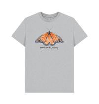 Grey Recycled Printed T-Shirt Front