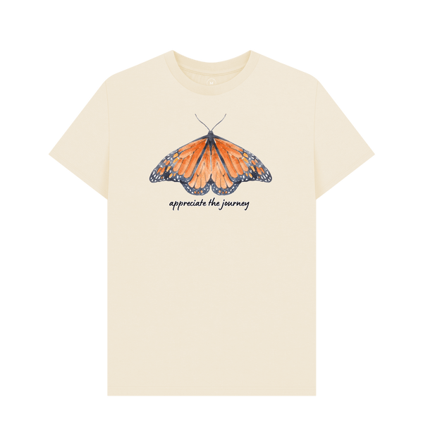 Natural Recycled Printed T-Shirt Front