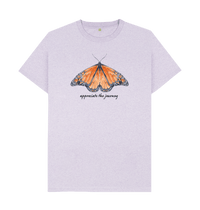 Light Purple Recycled Printed T-Shirt Front