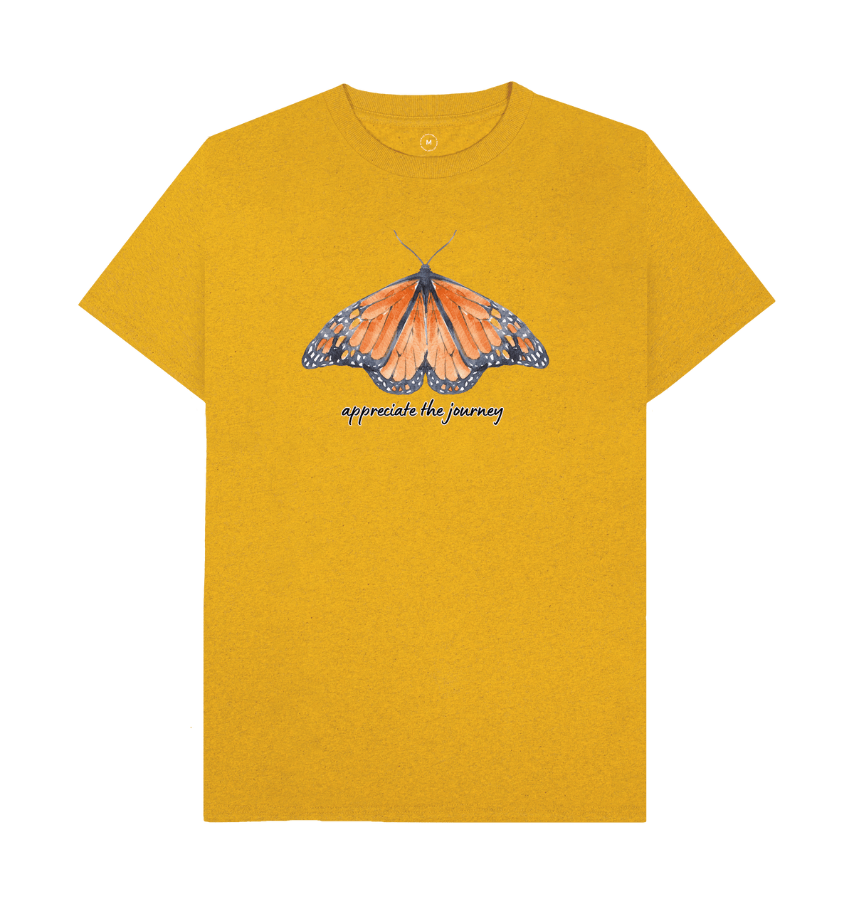 Sunflower Yellow Recycled Printed T-Shirt Front