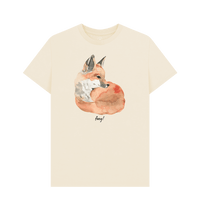 Natural Recycled Printed T-Shirt Front