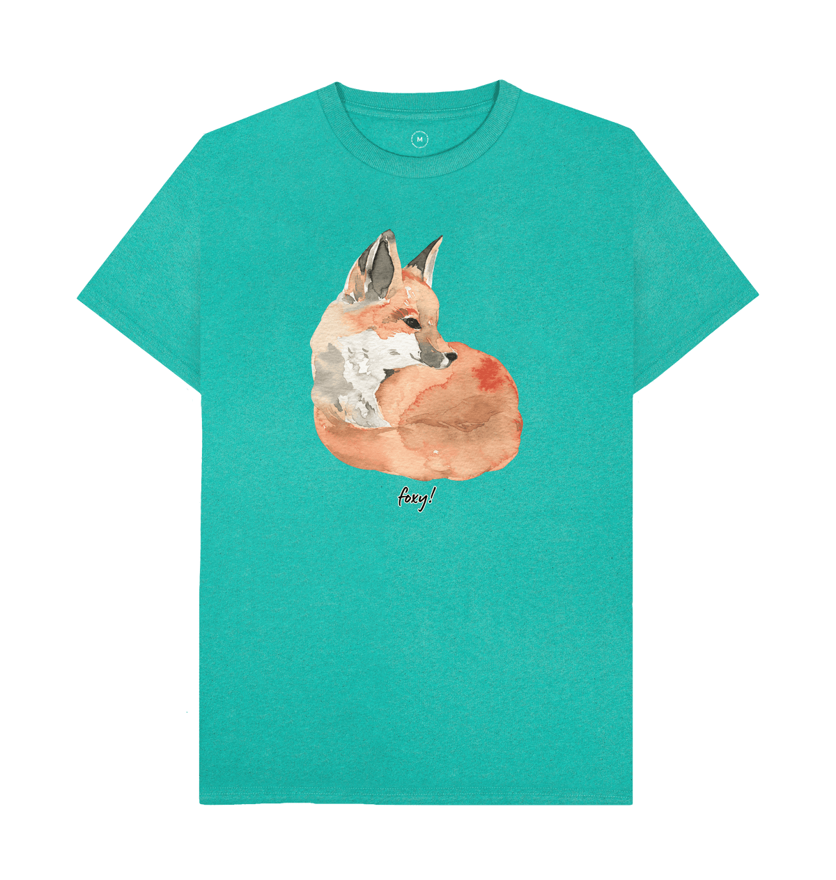 Seagrass Green Recycled Printed T-Shirt Front