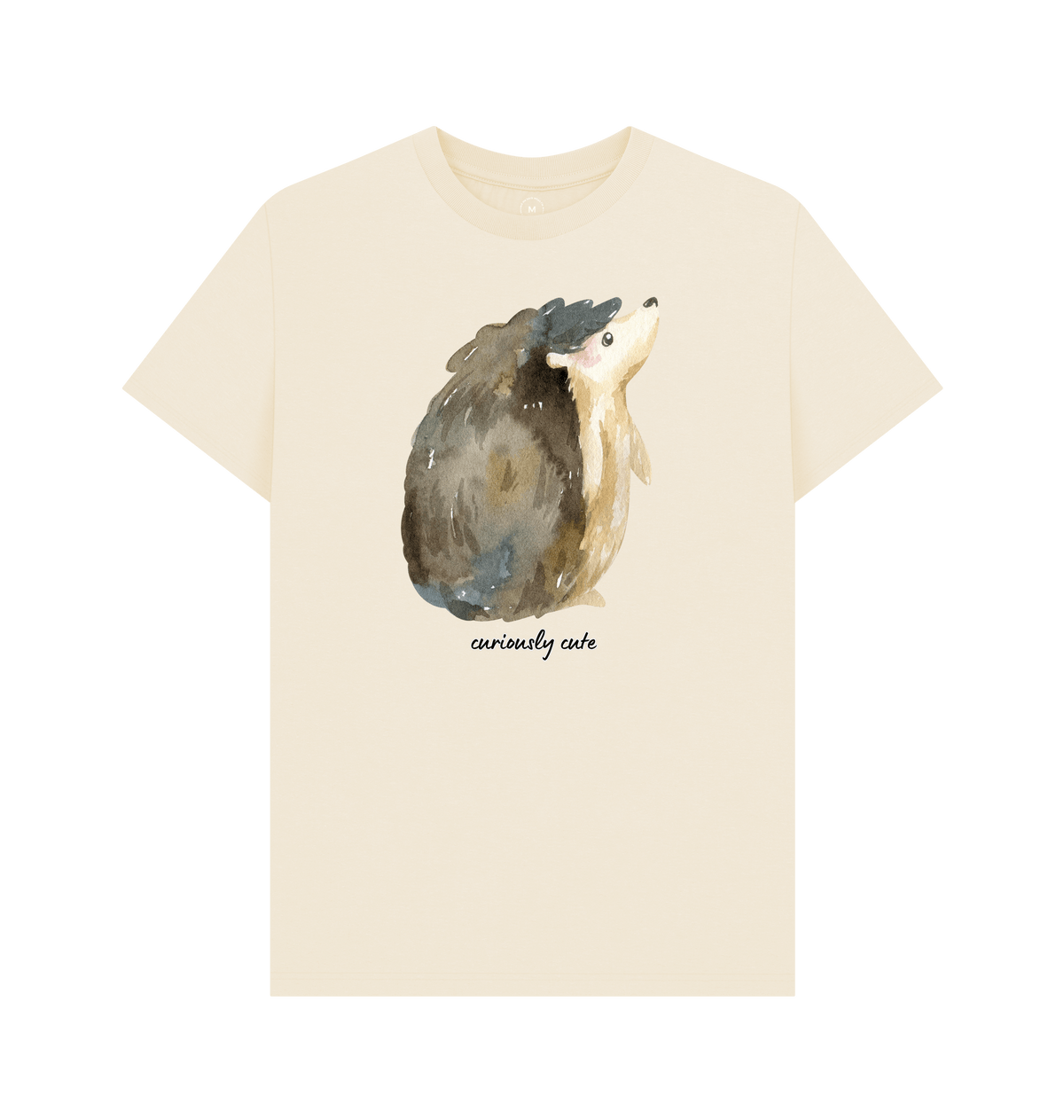 Natural Recycled Printed T-Shirt Front
