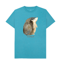 Ocean Blue Recycled Printed T-Shirt Front