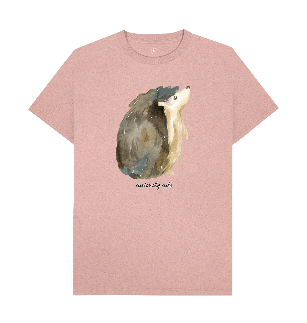Sunset Pink Recycled Printed T-Shirt Front