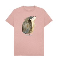 Sunset Pink Recycled Printed T-Shirt Front