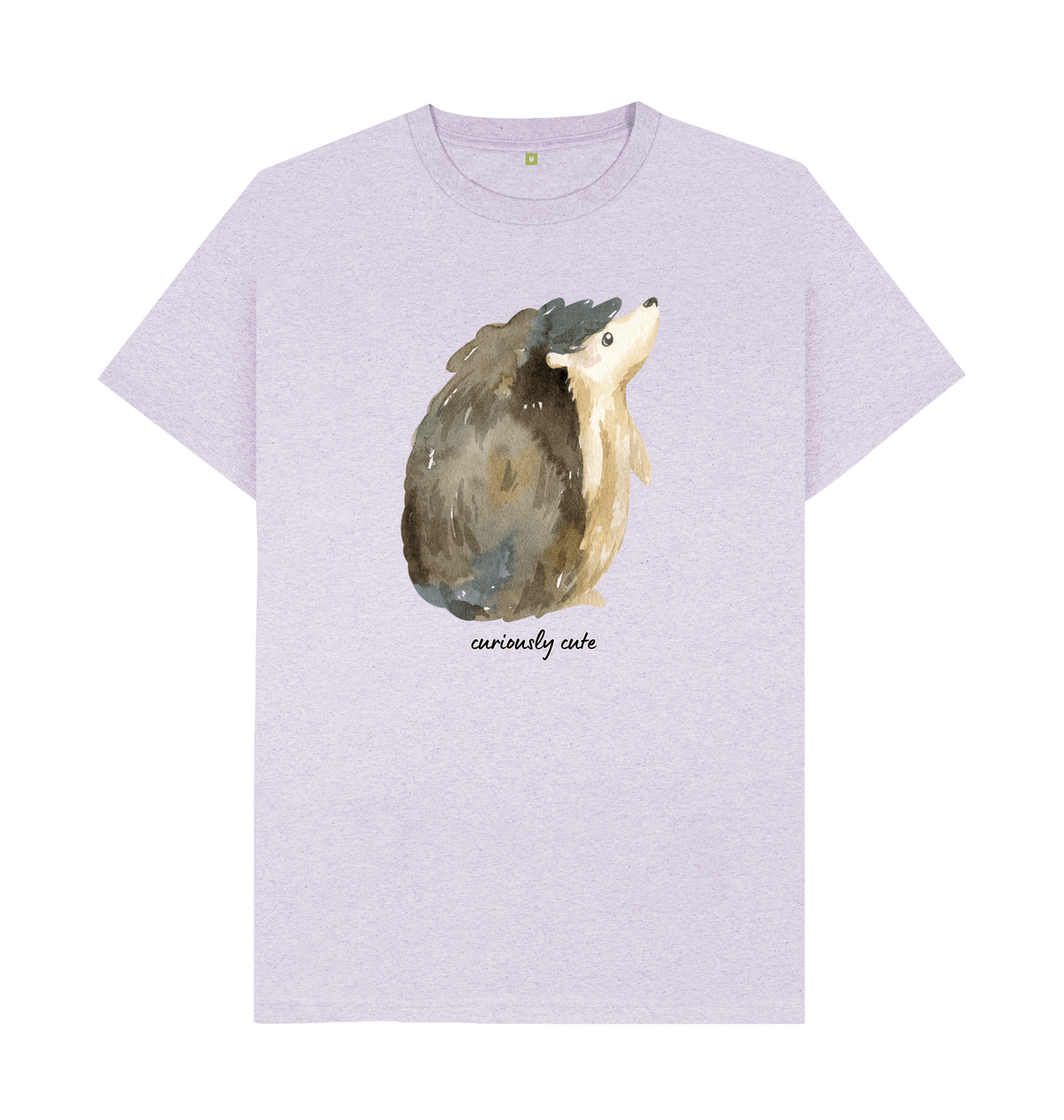 Light Purple Recycled Printed T-Shirt Front