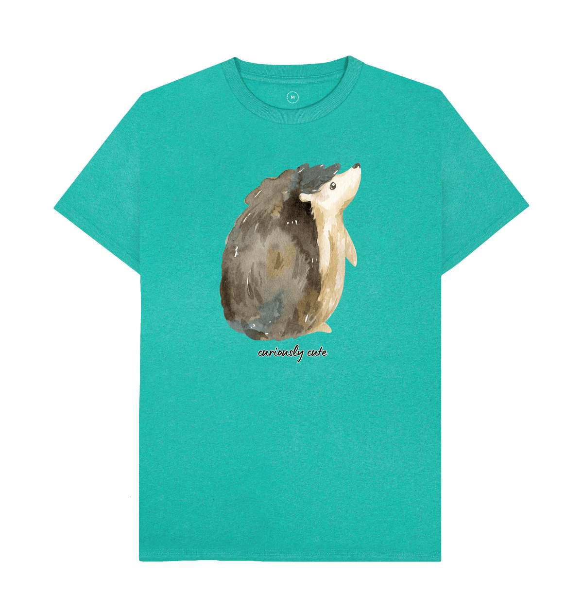 Seagrass Green Recycled Printed T-Shirt Front