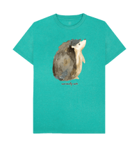 Seagrass Green Recycled Printed T-Shirt Front