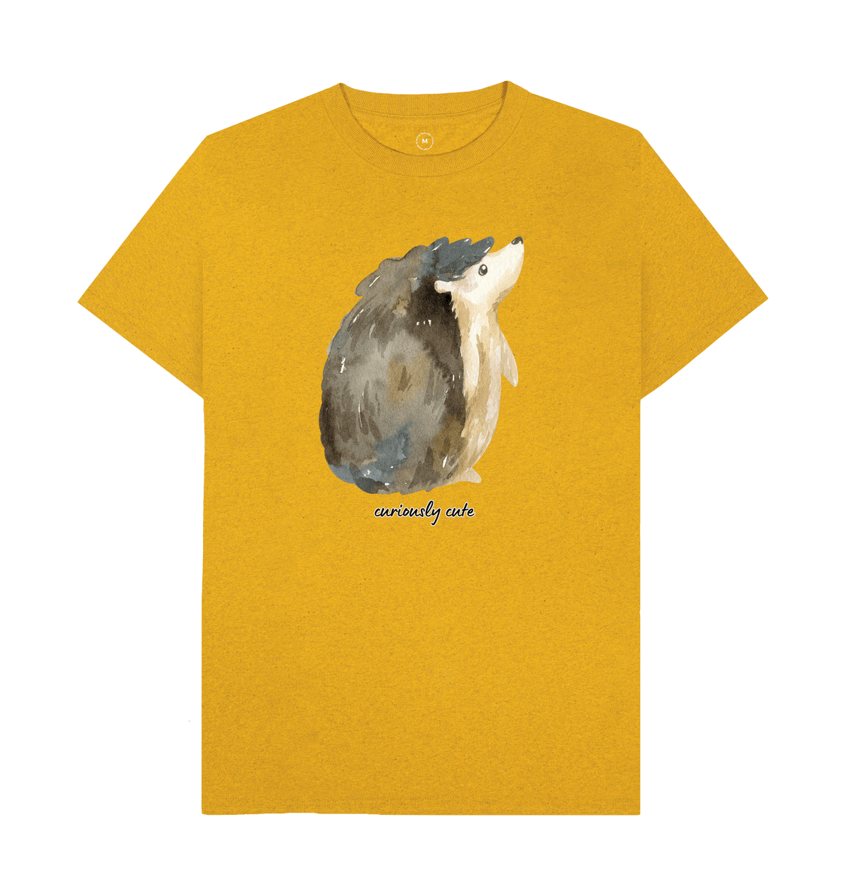 Sunflower Yellow Recycled Printed T-Shirt Front