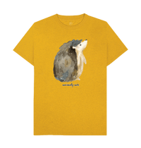 Sunflower Yellow Recycled Printed T-Shirt Front