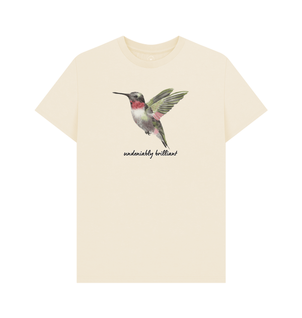 Natural Recycled Printed T-Shirt Front