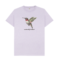 Light Purple Recycled Printed T-Shirt Front
