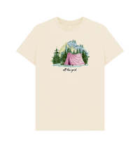 Natural Recycled Printed T-Shirt Front