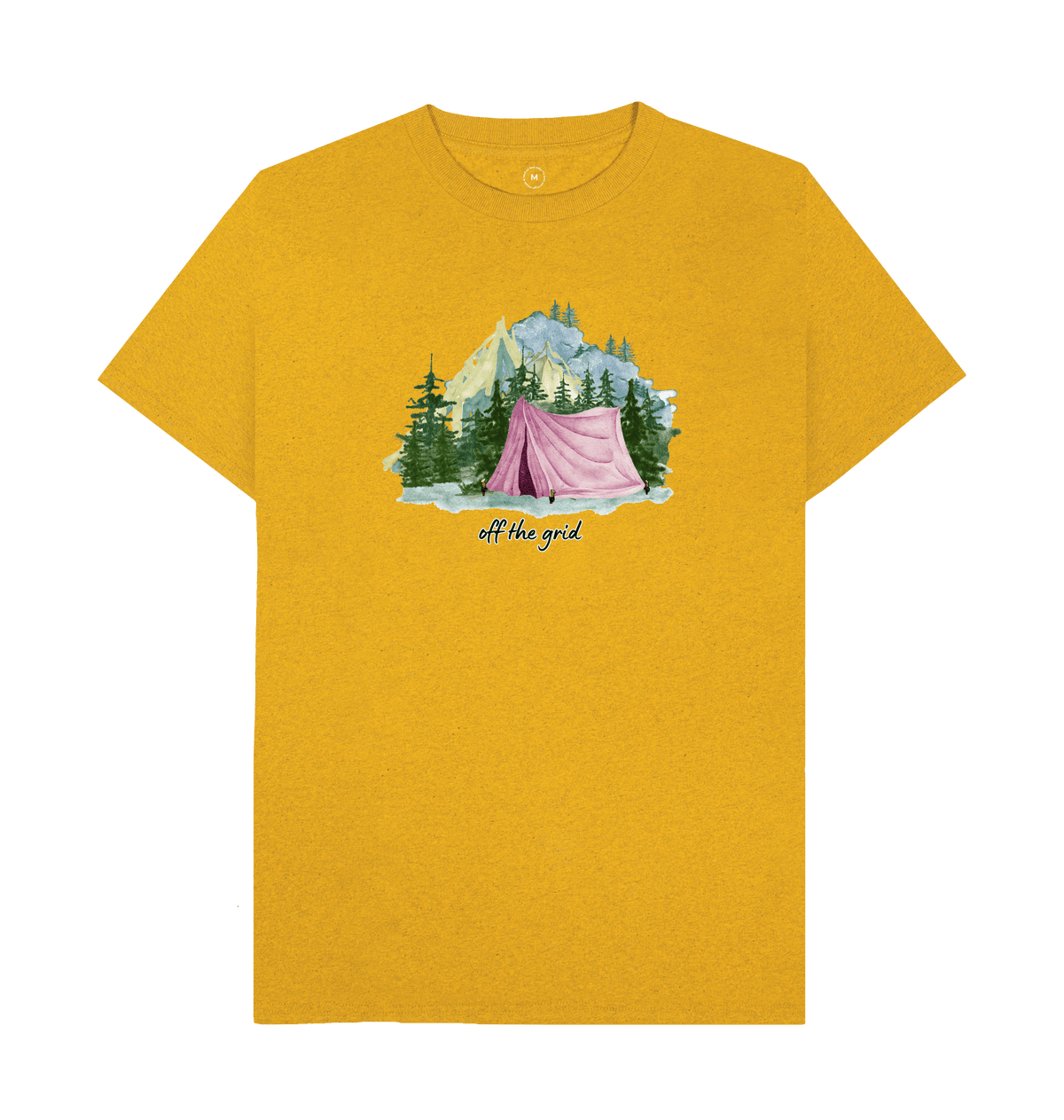 Sunflower Yellow Recycled Printed T-Shirt Front