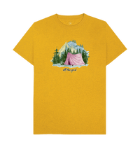 Sunflower Yellow Recycled Printed T-Shirt Front